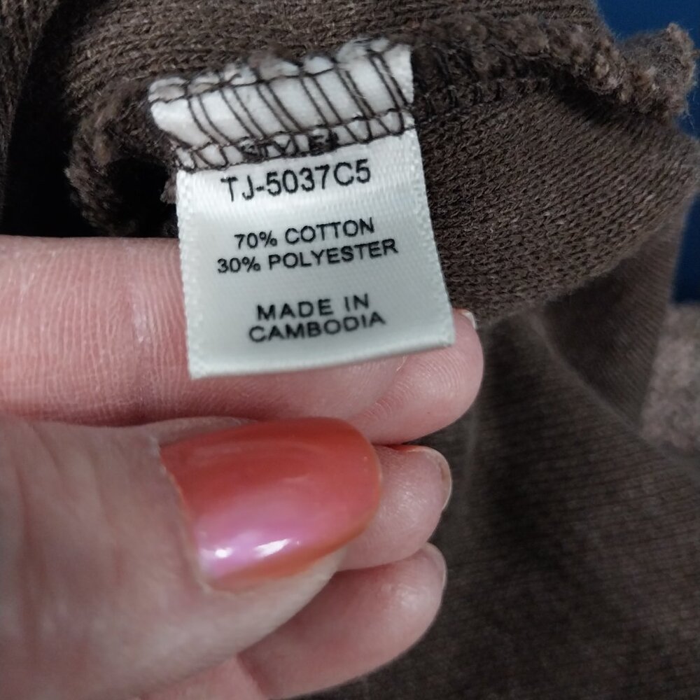 Zenana Outfitters Brown Utility Jacket with Hood - Picture 8 of 8